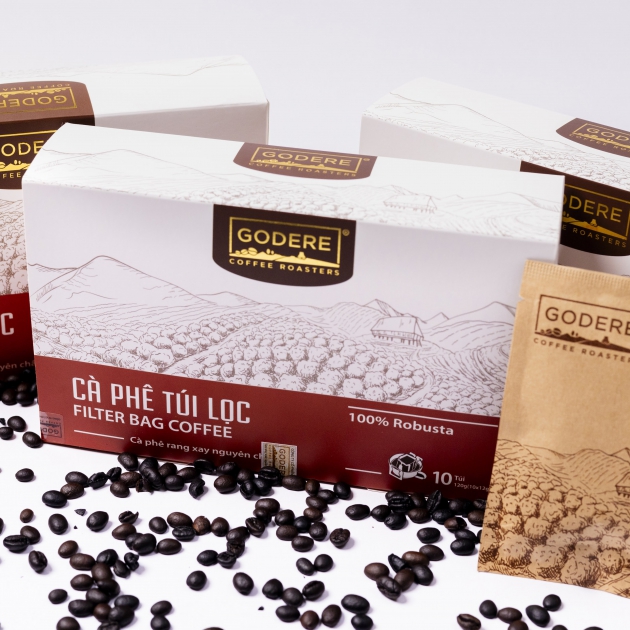 Cà phê túi lọc hữu cơ - GODERE Filter Bag Coffee