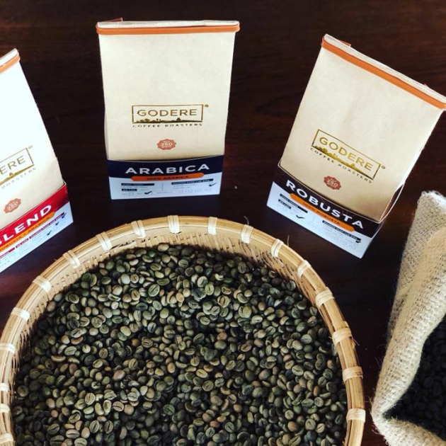 Godere Coffee Roasters chuyên chung tấp các loại cà phê nhân xanh, rang và xay theo các tiêu chuẩn (Thường, UTZ, 4C, VietGap, Organic)