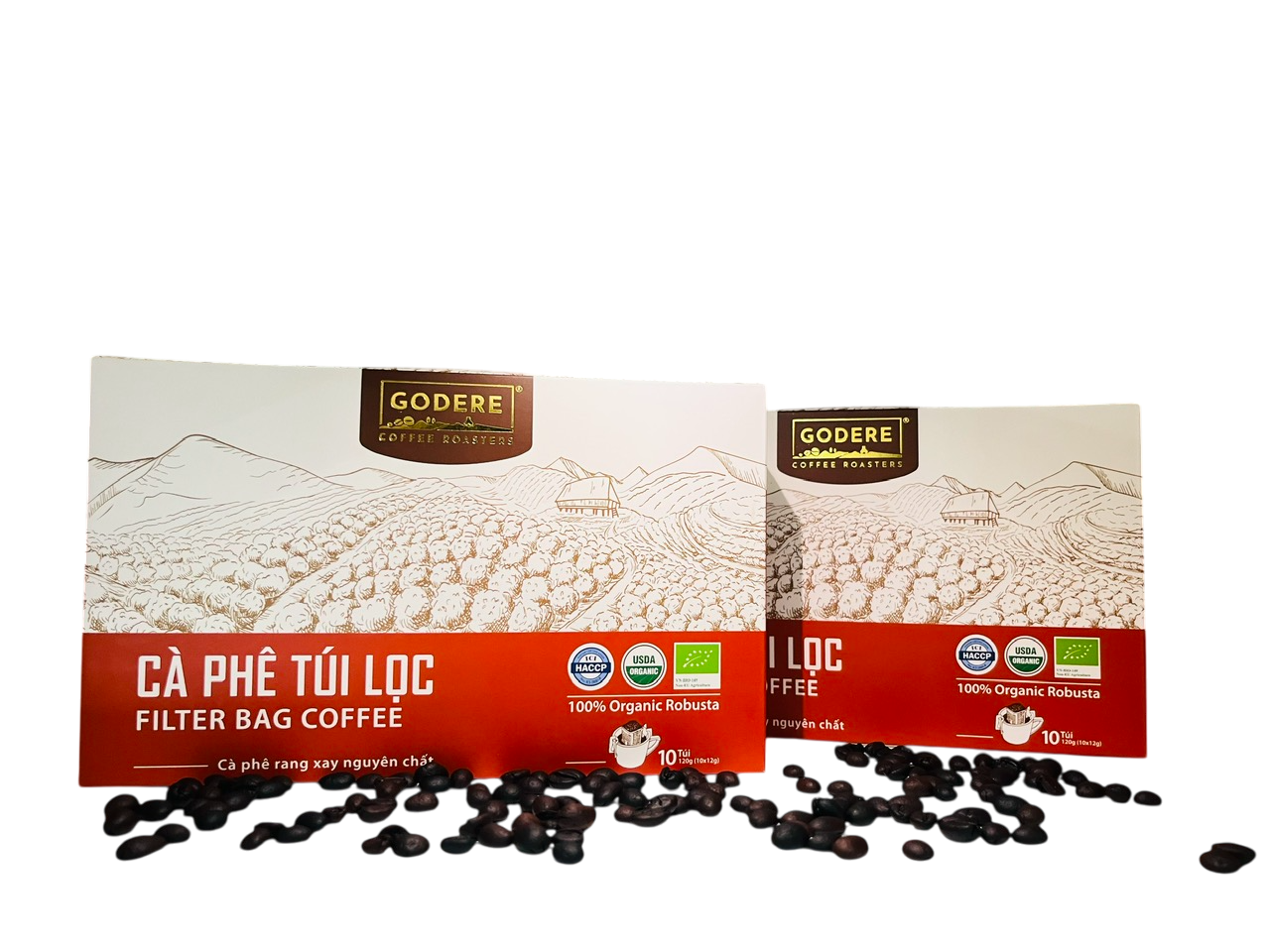 Cà phê túi lọc hữu cơ - GODERE Filter Bag Coffee